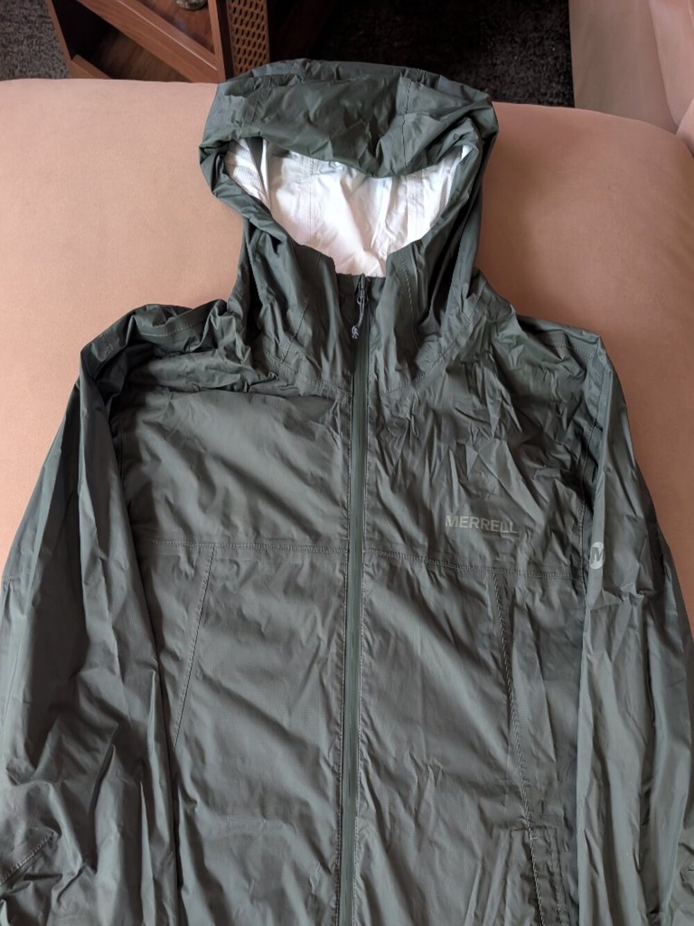 Merrell Fallon Jacket Men's Large Olive Green Hiking Jacket